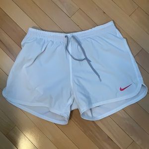 Dri-fit running shorts with built in liner